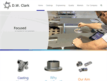 Tablet Screenshot of dwclark.com